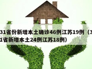 31省份新增本土确诊46例江苏19例（31省新增本土24例江苏18例）