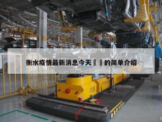 衡水疫情最新消息今天㊙️的简单介绍